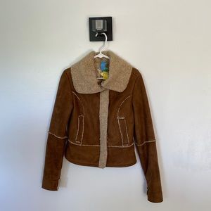 Decree Faux Fur Tan Shearling Coat